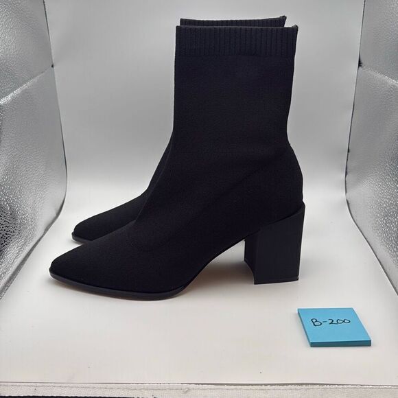 ALDO Women's Stassy Ankle Boot SIZE 8 BLACK PREOWNED LIKE NEW - Picture 3 of 9